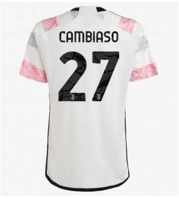 Juventus Andrea Cambiaso #27 Bortatröja 2023-24 Kortärmad